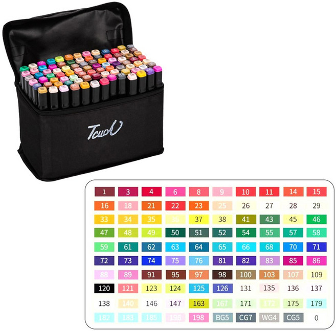 365플레이스 아트마카 마카펜 케이스 세트, 100색