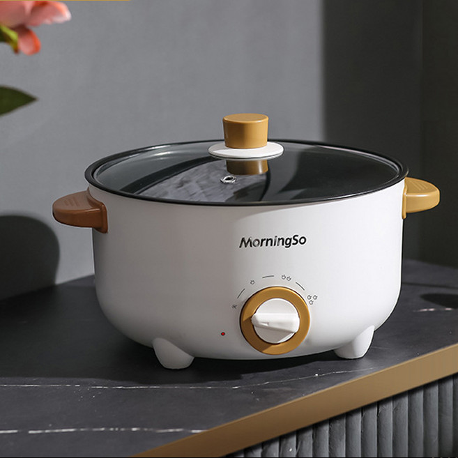 국수 볶음 샤브샤브 일체형 가정용 전기냄비, 푸른 색, 20CM, 1개