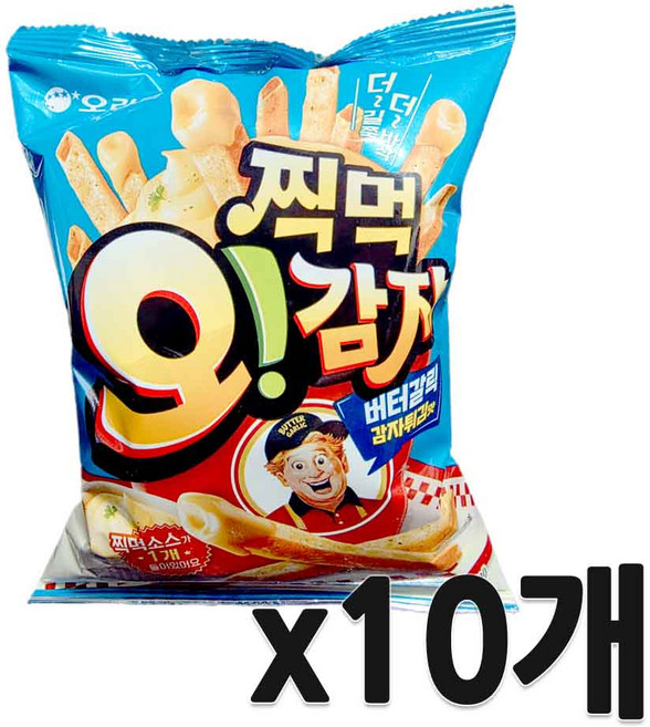 오리온 오!감자 버터갈릭감자튀김맛, 64g, 10개