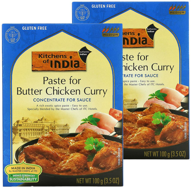 키친오브인디아 버터치킨 커리페이스트 카레피이스트 100g x 2개