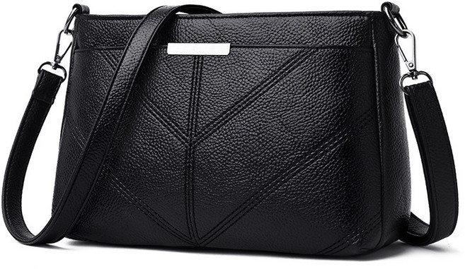 리치모리 트렌디 가죽 크로스백