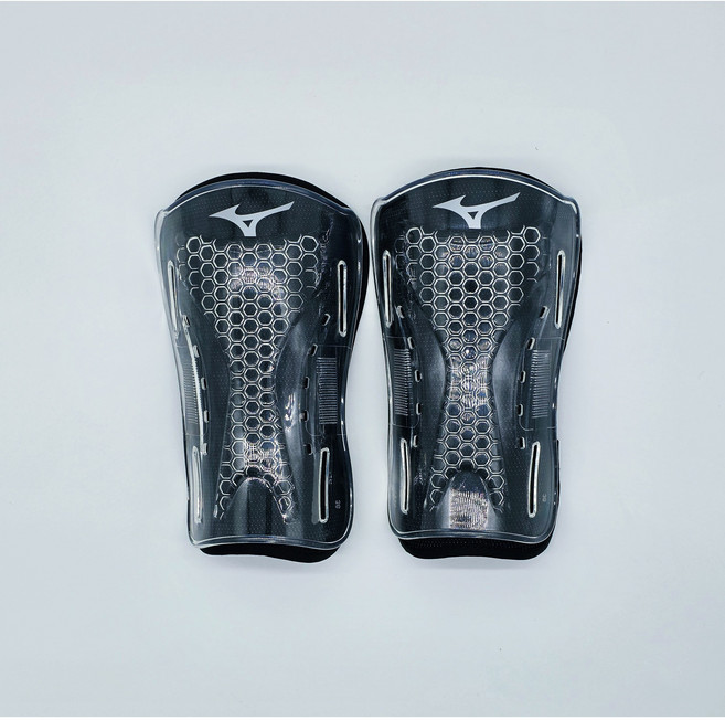 미즈노 신가드 정강이 보호대 패드 탈부착 패드 분리 세척 가능, 블랙