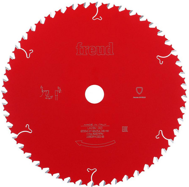 프레우드 원형톱날 팁쏘(목재용) (10인치) 250-48T-내경25.4 (756), 1