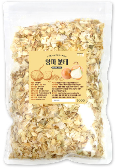 드랍쉽 양파 분태 중국 300g 어니언 후레이크, 1개