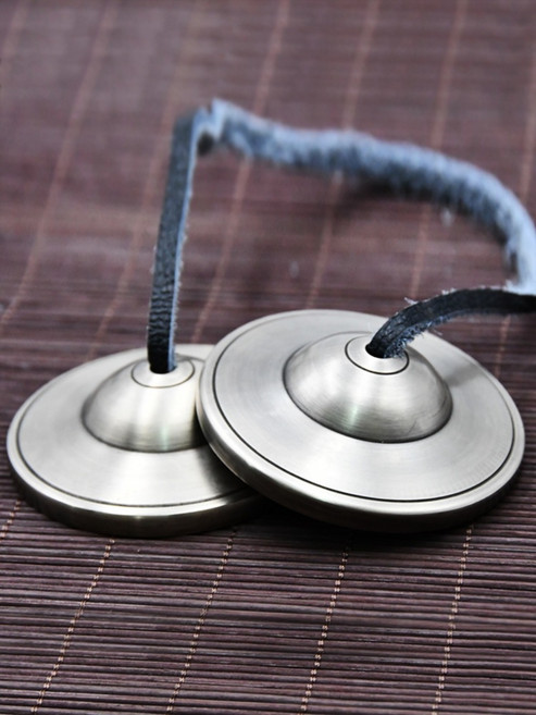 명상종 요가 띵샤 흑금강 민무늬 의식도구 순동, 벨세트+벨9cm