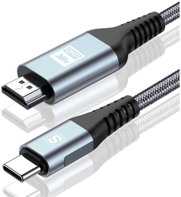 Swegaurd미러링케이블 넷플릭스 스마트폰 USB C to HDMI TV연결 USB C타입 to HDMI케이블 4K, 5개