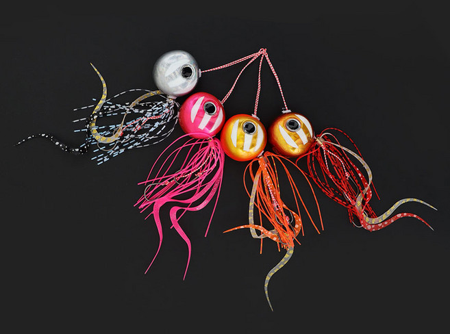 쿠미 참돔 유동식 타이라바 스커트세트 참돔낚시바늘 헤드, 1개, 150g, 실버