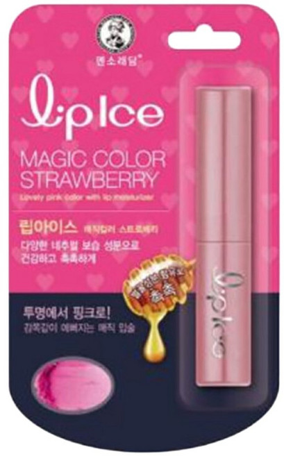 멘소래담 컬러 립아이스 매직컬러 스트로베리(2g/멘소래담), 1개, 스트로베리