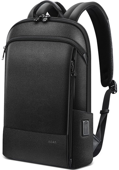 [맨백 슬릭] 슬림 레더 소가죽 백팩 16인치 17인치 노트북 가방 BPI605A