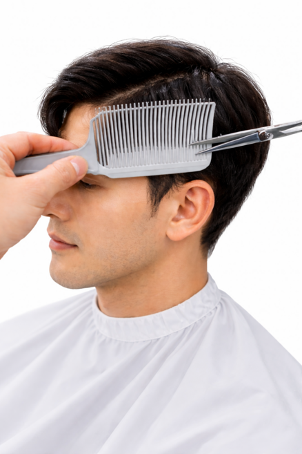 미용 커트빗 바리깡빗 이발소 셀프이발빗, 1개