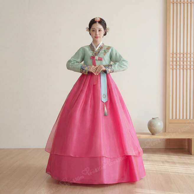 리앤킴 여성 전통 한복 개량 한복 세트 GH1552