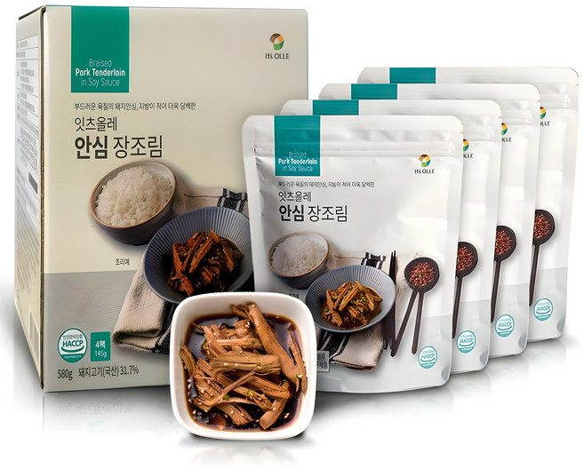 잇츠올레 안심 장조림, 145g, 4개