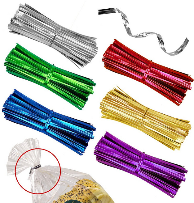 막대타이 컬러 빵끈 포장용 혼합 4800p 10cm