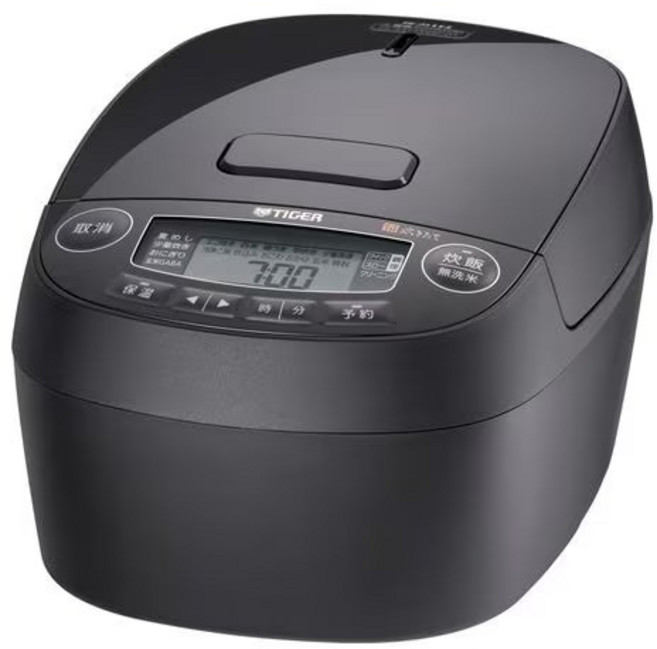 Tiger 虎牌 壓力 IH 電子鍋 JPV-Y100, 黑色, JPV-Y100-KV