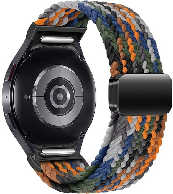 갤럭시워치 호환 마그네틱 브레이드 스포츠 루프 스트랩 7 울트라 /6/6클래식/5/5프로/4/4클래식, 미채