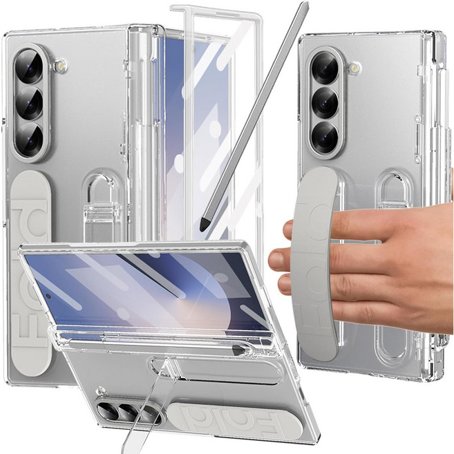 디상커 갤럭시 Z 폴드 6/7 보호필름 힌지보호 거치대 케이스+S펜