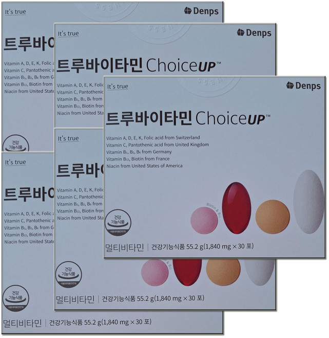 덴프스 트루바이타민 초이스 업 30p, 55.2g, 5개