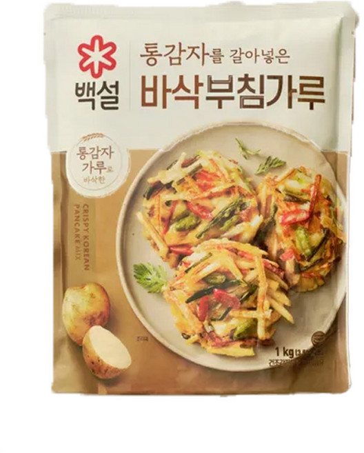 CJ제일제당 통감자를 갈아 넣은 바삭부침가루, 1kg, 5개