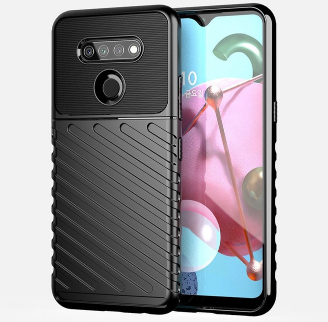 세상의모든제품 LG Q51 울트라쉴드 카본 범퍼 케이스