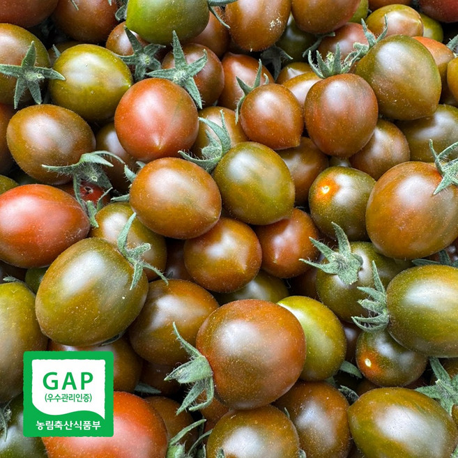 흑대추 방울토마토 고당도 토마토, 1개, 흑대추방울토마토 1kg