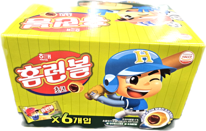 홈런볼 초코 128g 6입 초코과자 간식