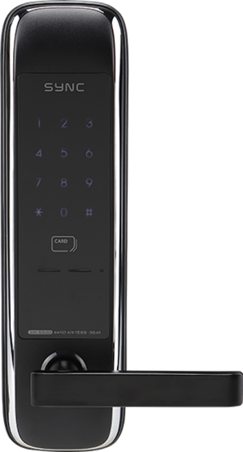 포유 솔리티 SYNC SM 5500 디지털 도어락 주키 방화문 현관문 비밀번호 카드키 겸용, 고객직접설치, 솔리티 SYNC SM-5500 디지털 도어락