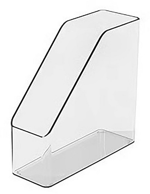 투명 아크릴 파일꽂이 파일박스 서류정리함 문서보관함, 1개