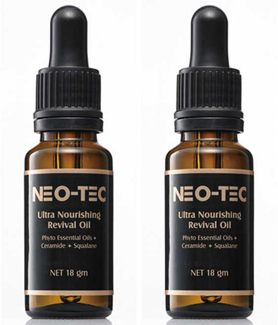 NEO-TEC妮傲絲翠 角鯊烷滋潤賦活精華油 (保濕精華油、臉部保養、滋潤肌膚), 18g, 2個