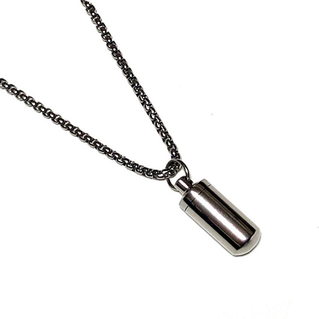 응급구조 목걸이 니트로글리세린 보관함 긴급 상황 대비, 1개