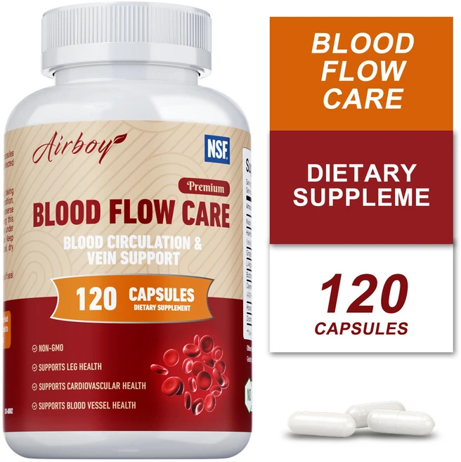 120개입 혈류 관리 - 깨끗한 정맥 혈액 순환 심혈관 건강, 2개, 60정 - 쿠팡