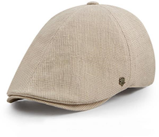 빅사이즈 중년 남자 린넨 핀웨이브 신사 헌팅캡