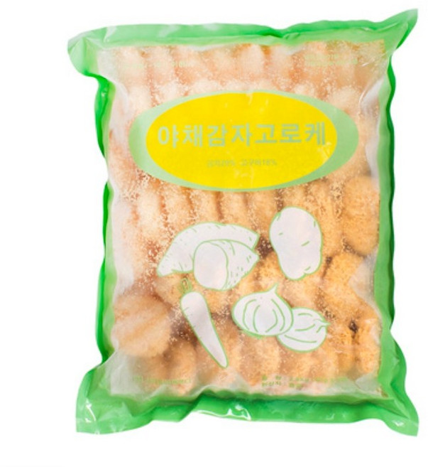 (냉동)RONGCHENG 사리원야채감자고로케2.8kg, 18개, 2.8kg