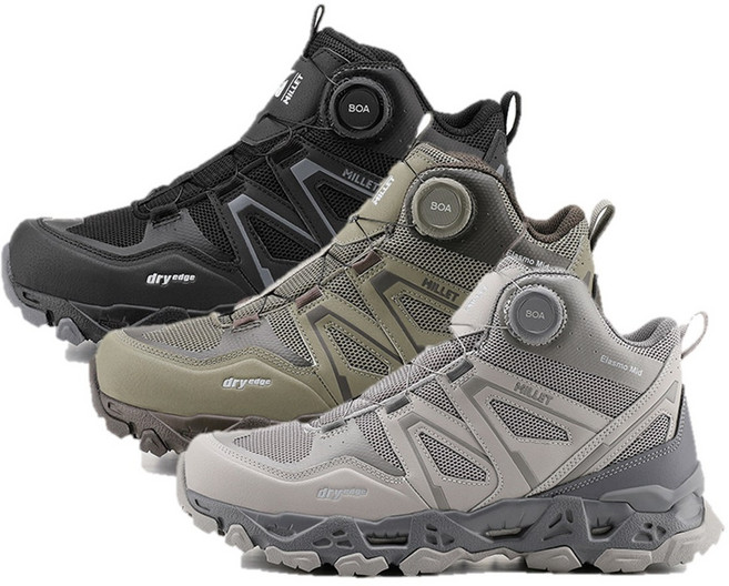 밀레 쿠션감이 좋아 발이편한 남녀등산화 보아다이얼 남녀트레킹화
