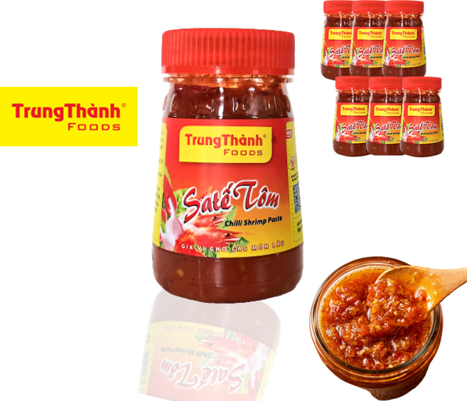 TrungThanh 사테톰 칠리 쉬림프 페이스트, 100g, 1개