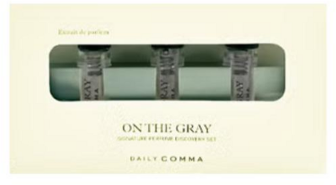 데일리콤마 시그니처퍼퓸 디스커버리세트 (온더그레이), 1개, 9.9ml