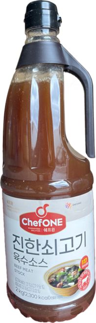 쉐프원 진한 쇠고기육수소스 2kg x 6(pet), 6개