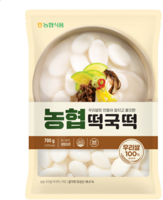[농협] 말랑쫀득 우리쌀 떡국 700g, 2개