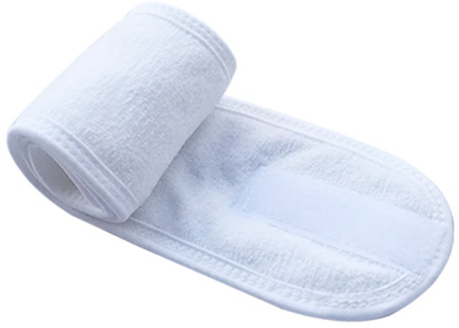 AWC 헤어터번 피부미용 띠터번 헤어밴드 피부관리실 헤어터번 기프트터번, 1개, 화이트