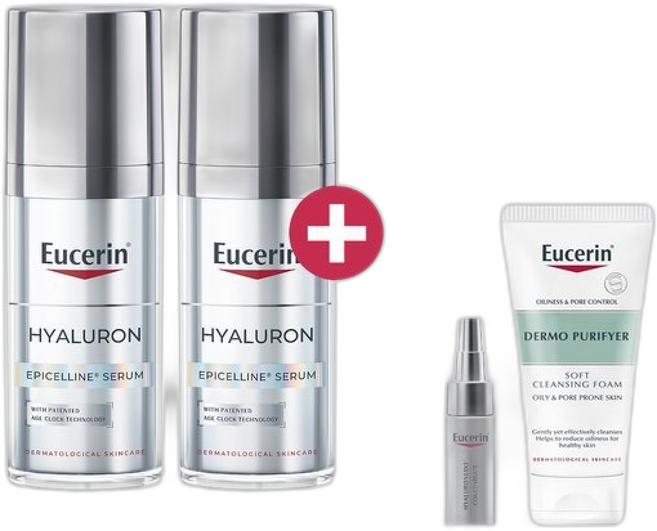 하이알루론 에피셀린 세럼 증정더모퓨리파이어 클렌징폼 +컨센트레이트, 2개, 30ml