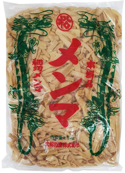 일본 마루마츠 염장 죽순채 절임 멘마 토핑 안주 1.5kg, 1개