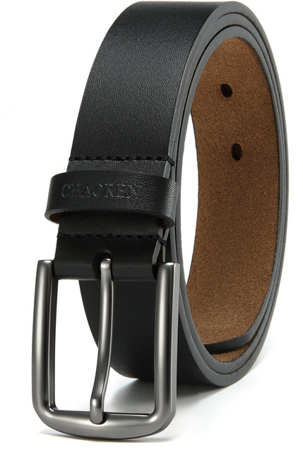 CHAOREN남성 소가죽 벨트-남자 정장 허리띠 패션 액세서리션 캐주얼 및 스포츠 스타일 선물 세트
