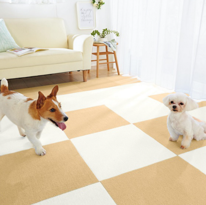 강아지 미끄럼 방지매트 낱개, 10개, 모던그레이