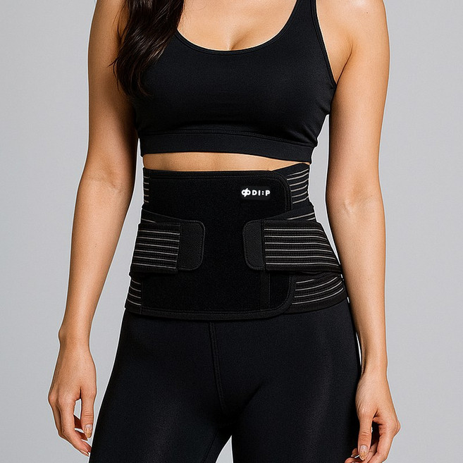 디프 허리 교정 보호대 헬스 벨트, 1개
