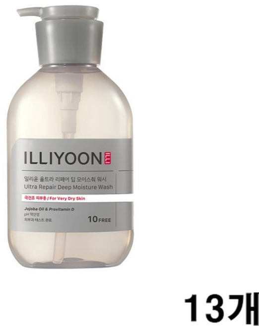 일리윤 울트라 리페어 딥 모이스춰 워시, 500ml, 13개