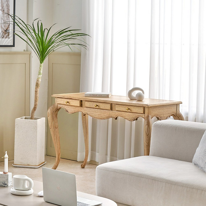 유캐슬 가이아 엔틱 원목 콘솔 C_착불배송, 단품