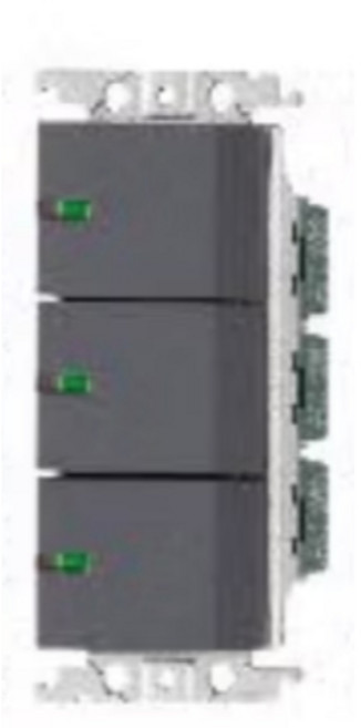 Panasonic國際牌 GLATIMA 埋入式螢光三切開關, 1個, 灰色,220V