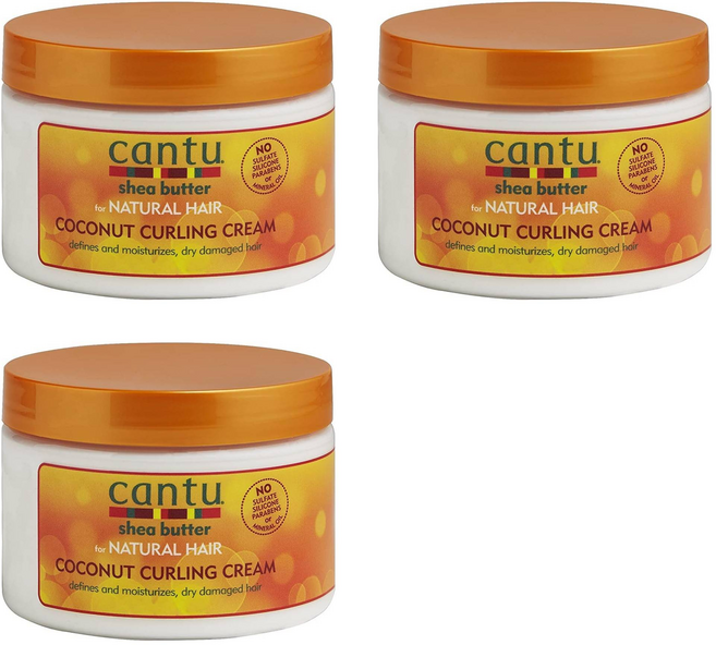 cantu 코코넛 컬링 크림 3팩