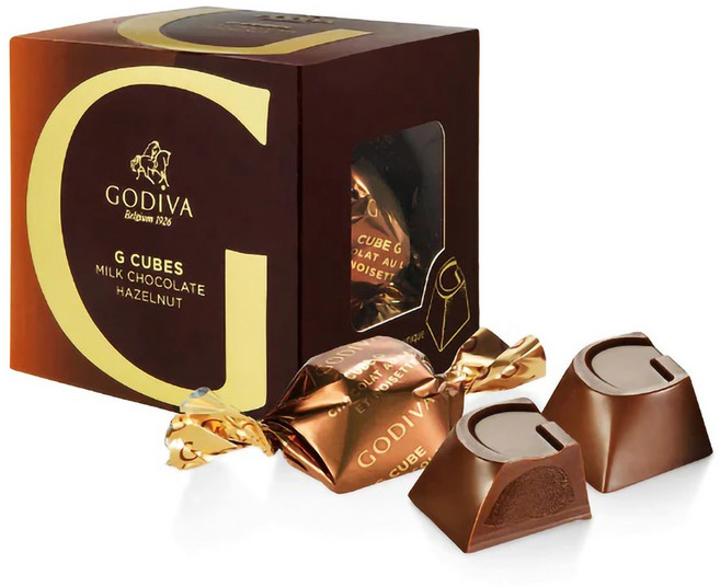 고디바 G큐브 밀크초콜릿 헤이즐넛 5피스 40g x 6팩