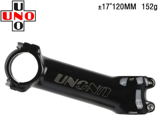 우노스템 (UNO) UNO MTB 도로 자전거 스템 알루미늄 합금 초경량 핸들 바 사이클링 부품 28.6x31.8mm 60-130mm -717 도, 14) 17 degree 120mm, 1개