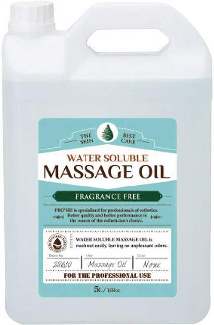 세븐뷰티 워터솔루블 수용성 마사지오일 무향 5L 대용량 바디오일, 1개